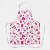 Muster von Ölen, Niedlichen Ölen, rosa Ölen, Herz Schürze (Vorderseite)