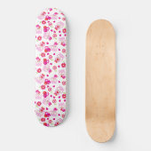 Muster von Ölen, Niedlichen Ölen, rosa Ölen, Herz Skateboard (Vorderseite)