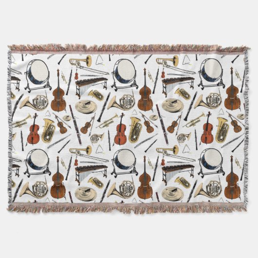 Muster von Orchestern Instruments Decke (Vorderseite)