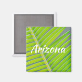 Muster von Palmen, Arizona Magnet (Vorderseite/Rückseite)