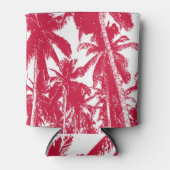 Muster von Palmen in einem posterisierten Design Dosenkühler (Vorderseite)