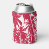 Muster von Palmen in einem posterisierten Design Dosenkühler (Kanne Rückseite)