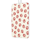 Muster von Paws, Hundebahnen, roten Pfoten Autolufterfrischer (Links)