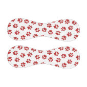 Muster von Paws, Hundebahnen, roten Pfoten Baseball (Paneele)