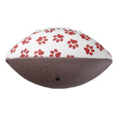 Muster von Paws, Hundebahnen, roten Pfoten Football (Gedreht 270)