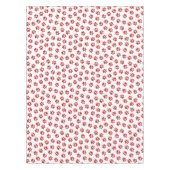 Muster von Paws, Hundebahnen, roten Pfoten Tischdecke (Vorderseite)