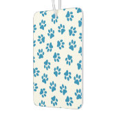 Muster von Paws, Hundeschäften, blauen Pfoten Autolufterfrischer (Links)