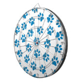 Muster von Paws, Hundeschäften, blauen Pfoten Dartscheibe (Vorderseite rechts)