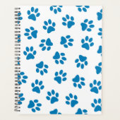 Muster von Paws, Hundeschäften, blauen Pfoten Planer (Vorderseite)