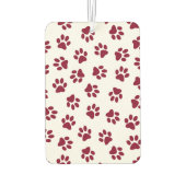 Muster von Paws, Hundeschäften, Burgundy Paws Autolufterfrischer (Rückseite)