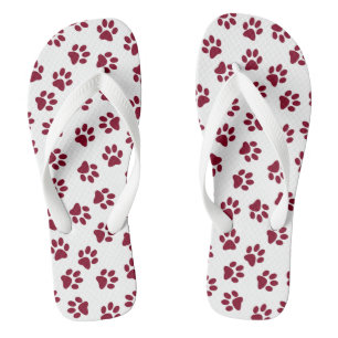 Muster von Paws, Hundeschäften, Burgundy Paws Badesandalen