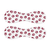 Muster von Paws, Hundeschäften, Burgundy Paws Baseball (Paneele)