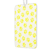 Muster von Paws, Hundeschäften, gelben Pfoten Autolufterfrischer (Links)