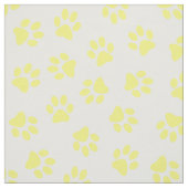 Muster von Paws, Hundeschäften, gelben Pfoten Stoff (Muster)