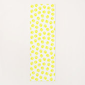 Muster von Paws, Hundeschäften, gelben Pfoten Yogamatte (Vorderseite)