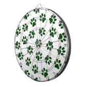 Muster von Paws, Hundeschäften, grünen Pfoten Dartscheibe (Vorderseite rechts)