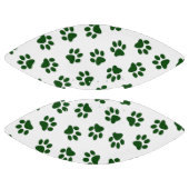 Muster von Paws, Hundeschäften, grünen Pfoten Football (Paneele)