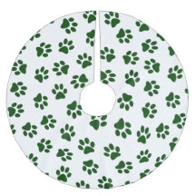 Muster von Paws, Hundeschäften, grünen Pfoten