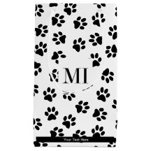 Muster von Paws, Hundeschäften, Katzenpaws, schwar