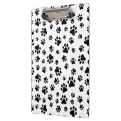 Muster von Paws, Hundeschäften, Schwarz und Weiß Klemmbrett (Links)