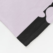 Muster von Paws, Lilac Paws, Dog Paws, Ihr Name Fleecedecke (Ecke)