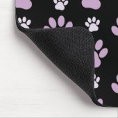 Muster von Paws, Lilac Paws, Dog Paws, Ihr Name Mousepad (Ecke)