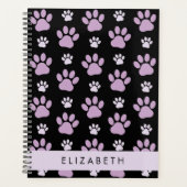 Muster von Paws, Lilac Paws, Dog Paws, Ihr Name Planer (Vorderseite)