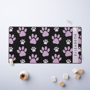 Muster von Paws, Lilac Paws, Dog Paws, Ihr Name Schreibtischunterlage