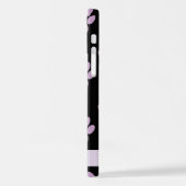 Muster von Paws, Lilac Paws, Herz, Ihr Name iPhone Hülle (Linke Seite)