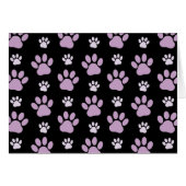 Muster von Paws, Lilac Paws, Hundepfen, Paw Prints (Vorderseite (Horizontal))