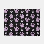 Muster von Paws, Lilac Paws, Hundepfen, Paw Prints Fußmatte (Vorderseite)