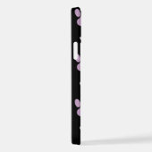 Muster von Paws, Lilac Paws, Hundepfen, Paw Prints iPhone Hülle (Rechte Seite)