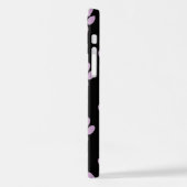 Muster von Paws, Lilac Paws, Hundepfen, Paw Prints iPhone Hülle (Linke Seite)