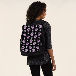 Muster von Paws, Lilac Paws, Hundepfen, Paw Prints Rucksack