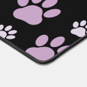 Muster von Paws, Lilac Paws, Hundepfen, Paw Prints Schreibtischunterlage (Ecke)