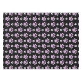Muster von Paws, Lilac Paws, Hundepfen, Paw Prints Tischdecke (Vorderseite (Horizontal))