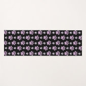 Muster von Paws, Lilac Paws, Hundepfen, Paw Prints Yogamatte (Vorderseite (Horizontal))