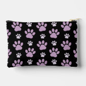 Muster von Paws, Lilac Paws, Hundepfen, Paw Prints Zubehörtasche (Rückseite)