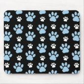 Muster von Pfoten, blauen Pfoten, Hundepfoten, Tie Mousepad (Vorne)
