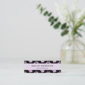 Muster von Pfoten, Hunde-Groomer, Hunde-Walker, Pe Mini Visitenkarte (Stehend Vorderseite)