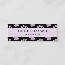 Muster von Pfoten, Hunde-Groomer, Hunde-Walker, Pe