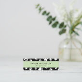 Muster von Pfoten, Hunde-Groomer, Hunde-Walker, Pe Mini Visitenkarte (Stehend Vorderseite)