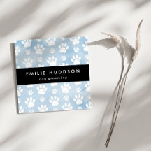 Muster von Pfoten, Hunde-Groomer, Hunde-Walker, Pe