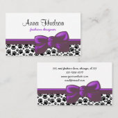 Muster von Pfoten, Hunde-Groomer, Hunde-Walker, Pe Visitenkarte (Vorne/Hinten)