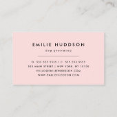 Muster von Pfoten, Hunde-Groomer, Hunde-Walker, Pe Visitenkarte (Rückseite)