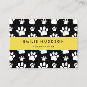 Muster von Pfoten, Hunde-Groomer, Hunde-Walker, Pe Visitenkarte (Vorderseite)