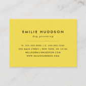 Muster von Pfoten, Hunde-Groomer, Hunde-Walker, Pe Visitenkarte (Rückseite)