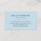 Muster von Pfoten, Hunde-Groomer, Hunde-Walker, Pe Visitenkarte (Rückseite)