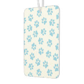 Muster von Pfoten, Hundeschäben, blaue Baby-Paws Autolufterfrischer (Links)