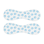 Muster von Pfoten, Hundeschäben, blaue Baby-Paws Baseball (Paneele)